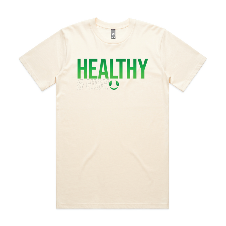 Best Buds Healthy & High Shirt - Short Sleeve, Cream