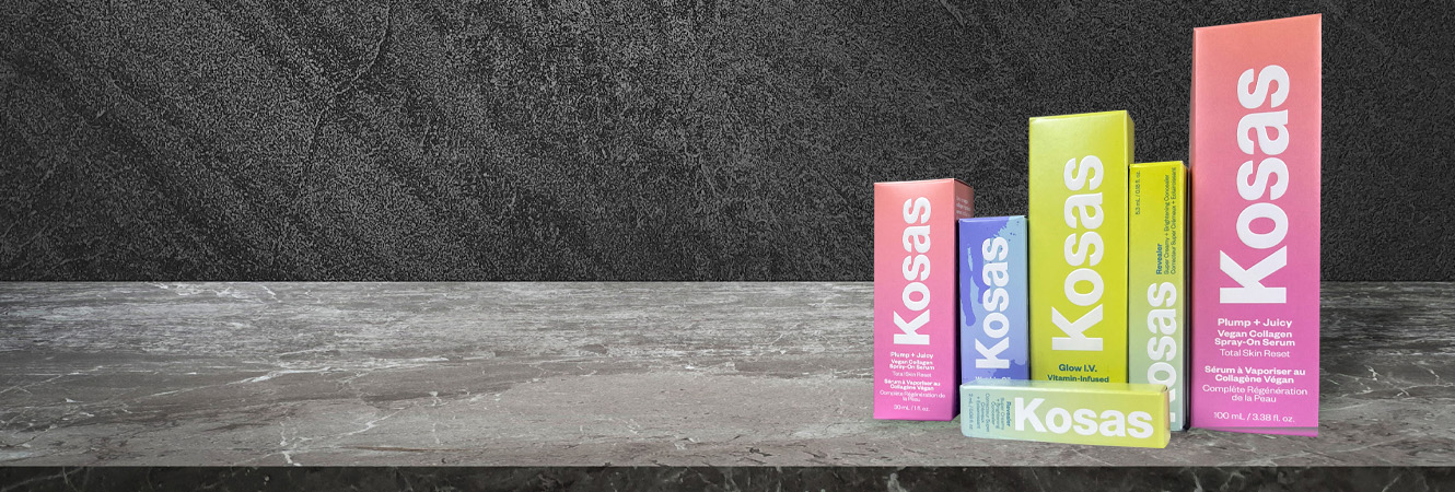 Sustainable packaging graphic highlighting Enviro+ and Bespoke materials with bold printing and reduced waste messaging.