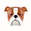 English Bulldog Wall Vase Large