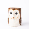 Barn Owl Pencil Pot