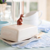 NEW Fox Butter Dish