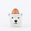 Polar Bear Face Egg Cup