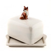 Fox Butter Dish