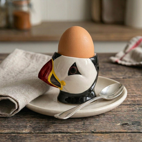 Puffin Face Egg Cup