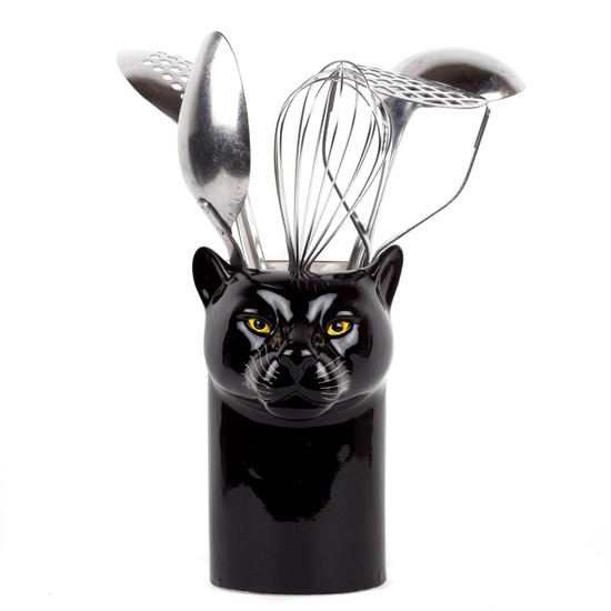 Panther Utensil Pot