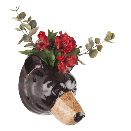 Black Bear Wall vase large