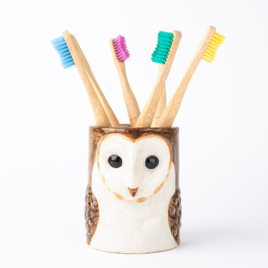 Barn Owl Pencil Pot