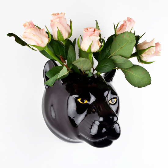 Panther Wall Vase Large Quail Designs Ltd