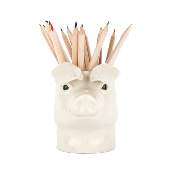 British Lop Pig Pencil Pot