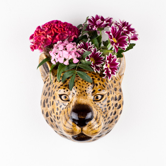 Leopard Wall Vase