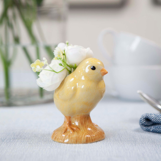 Yellow Chick Bud Vase