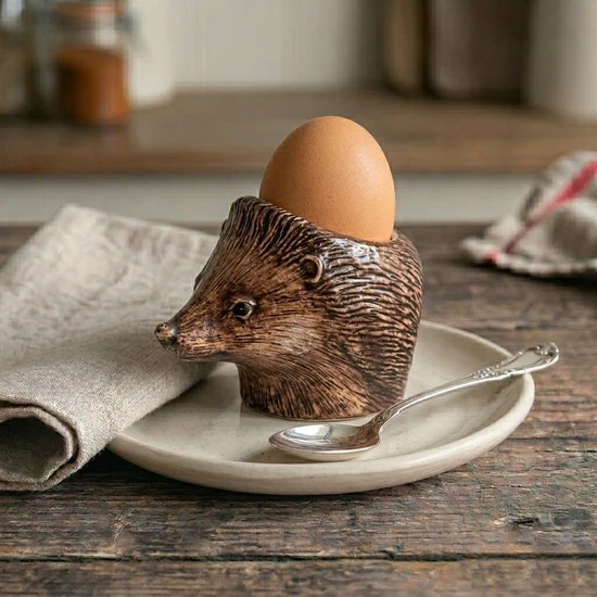 Hedgehog Face Egg Cup