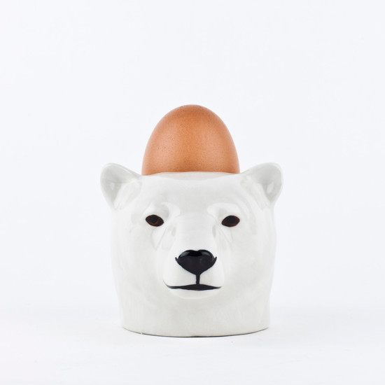 Polar Bear Face Egg Cup