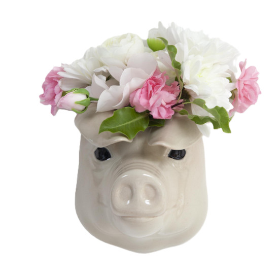 British Lop Pig wall Vase Small