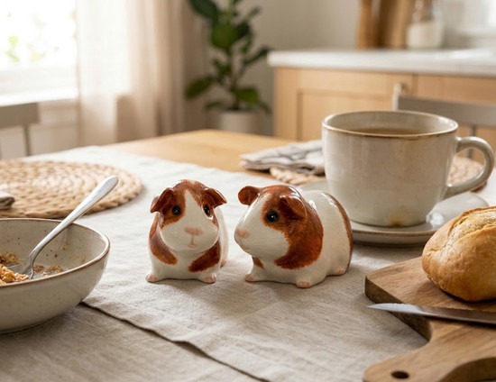 Guinea Pig Salt and Pepper Dutch