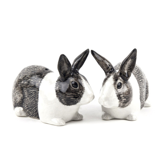Dutch Rabbit Salt and Pepper grey and white