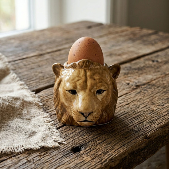 Lion Face Egg Cup