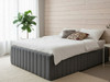 Grey fabric ottoman storage bed frame by Hush My Bed – a contemporary upholstered design for modern bedrooms