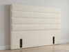 Tessan floor standing headboard upholstered in Atlanta Ivory Soft fabric