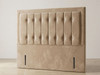 Biscuit speckle smooth velvet floor standing headboard