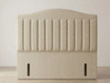 Sissel floor standing headboard in cream linen fabric