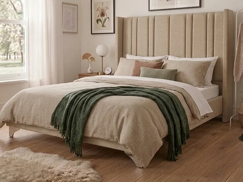 Upholstered bed frames handmade in Birmingham
