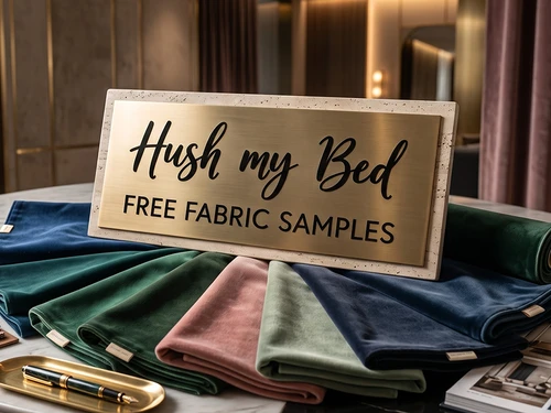 Free fabric samples from Hush My Bed