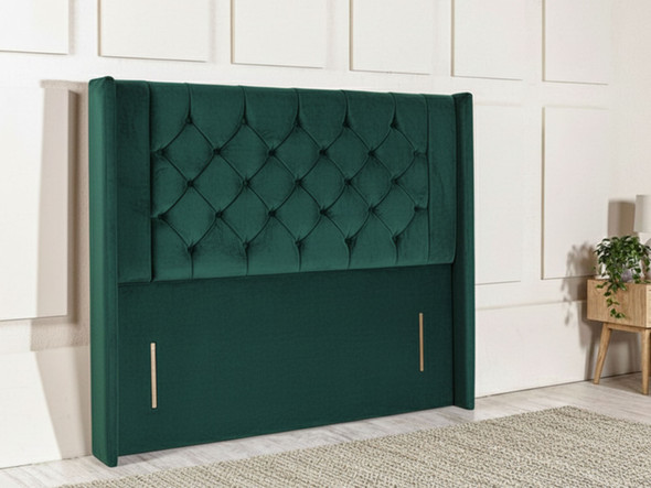 Experience luxury with the Holbrook Floor Standing Headboard. Handmade in the UK, it offers stability, style, and customizable options for your dream bedroom!