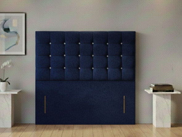 Experience luxury with the Nebraska Floor Standing Headboard. Handmade in the UK, it features customizable designs and sturdy installation for your dream bedroom.