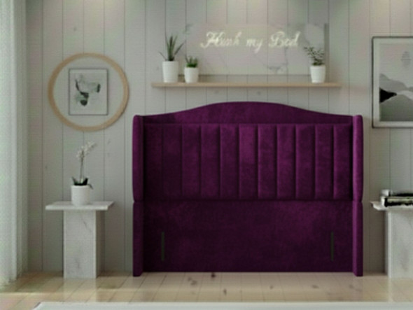 Discover the Serene Floor Standing Headboard by Hush My Bed. Meticulously crafted, it offers timeless elegance and modern comfort for a luxurious bedroom upgrade.