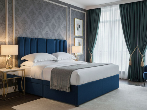 Transform your bedroom with the Abriana Bed Headboard by Hush My Bed. Luxurious fabrics, elegant design, and ultimate comfort await. Order yours today!