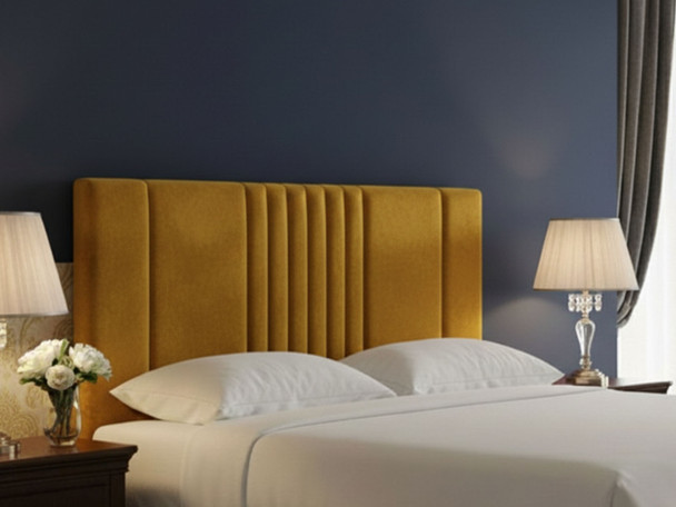 Elevate your sleep sanctuary with the Celestia Bed Headboard. Choose from luxurious fabrics and enjoy ultimate comfort in a chic design. Order yours today!