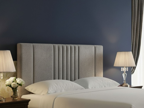 Upgrade your bedroom with the Celestia Bed Headboard. Crafted in the UK, it combines style and comfort with a variety of luxurious fabric options. Shop now!