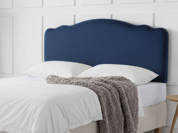 Elevate your sleep space with the Collete Bed Headboard. Choose from luxurious fabrics and sizes to fit any bed, ensuring comfort and style in your bedroom.