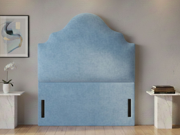 Experience luxury with the Gabriella Floor Standing Headboard. Handcrafted in the UK, it features a sleek design and customizable options to enhance your sleeping space.