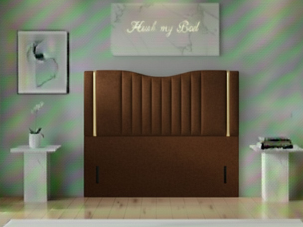 Elevate your bedroom with the Clover Floor Standing Headboard by Hush My Bed. Handmade in the UK, it combines elegance, comfort, and exceptional quality.