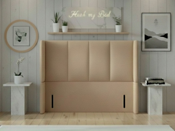 Experience luxury with the Avalon Floor Standing Headboard. Handmade in the UK, it offers style, comfort, and a perfect fit for any bedroom decor!