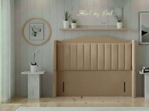 Create your dream bedroom with the Serene Floor Standing Headboard. Handmade in the UK, it features exquisite design and customizable options for ultimate comfort.