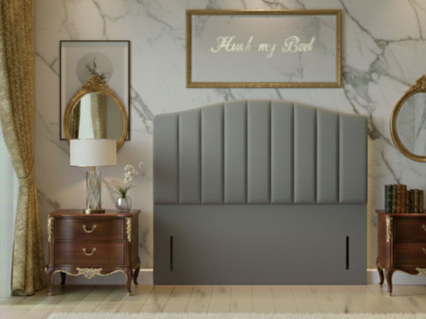 Experience luxury with the Alora Floor Standing Headboard. Meticulously crafted in the UK, it features elegant designs and a variety of fabric choices to suit your style.
