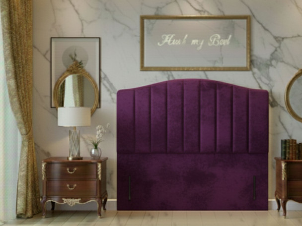 Upgrade your bedroom with the Alora Floor Standing Headboard! Handmade in the UK, it features a sophisticated design and a variety of fabric options to suit your style.