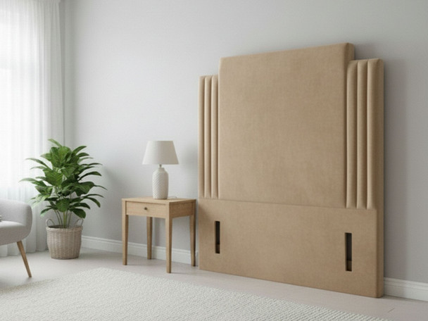 Discover the Vespera Floor Standing Headboard, a stunning addition to your bedroom. Handmade in the UK, it offers bespoke design and unmatched stability for a stylish retreat.