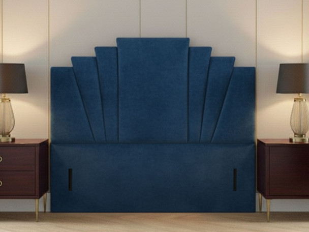 Discover the elegance of the Acacia Floor Standing Headboard. Handmade in the UK, it offers customizable sizes and fabrics for a stunning bedroom upgrade.