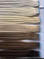 Russian Remy Tape Hair Extensions - PRODUCT PHOTOS