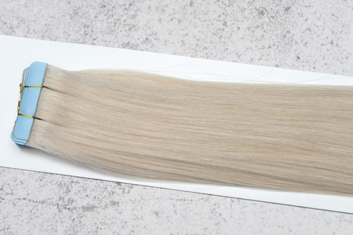 20" Remy  Human Hair Tape Hair Extensions #1004 LIGHT ASH BLONDE