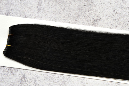 20" Genius Weft Remy Human Hair Extensions #1B DARKEST BROWN