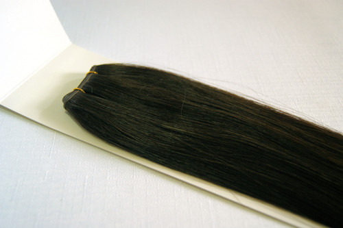 20" Genius Weft Remy Human Hair Extensions #2 DARK BROWN