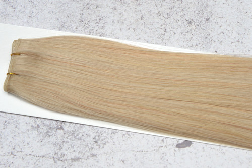 20" Genius Weft Remy Human Hair Extensions #DB3 MEDIUM ASH BLONDE