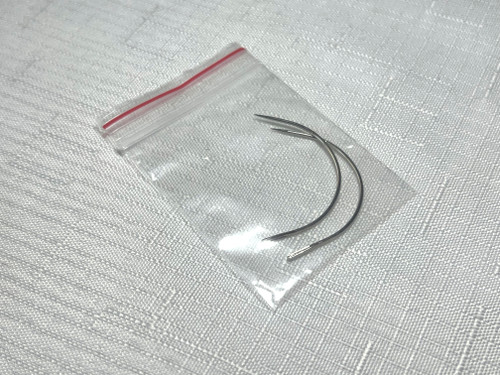 Curved Needle for Hair Extensions Application