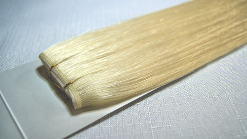 Butterfly Weft Human Hair Extensions 20" - HUMAN HAIR SUPPLIES #1010 LIGHT BEIGE BLONDE