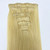 Single Drawn Russian Remy Clip In Hair Extensions 7pcs Set #613 LIGHT BLONDE